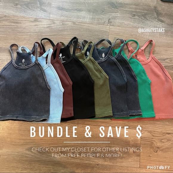 NWOT Free People // Happiness Runs Crop Tank - XS/S - Picture 5 of 6